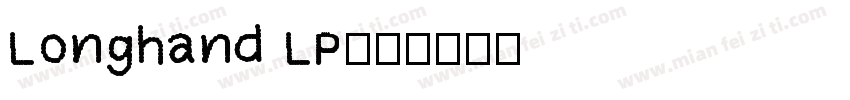 Longhand LP字体转换